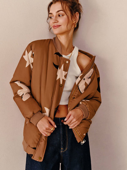 Damen Oversized Bomberjacke Urban Modern