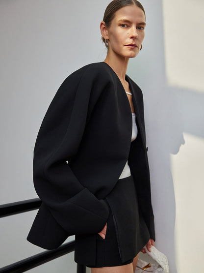 Damen Blazer Elegantes Design Knöpfe