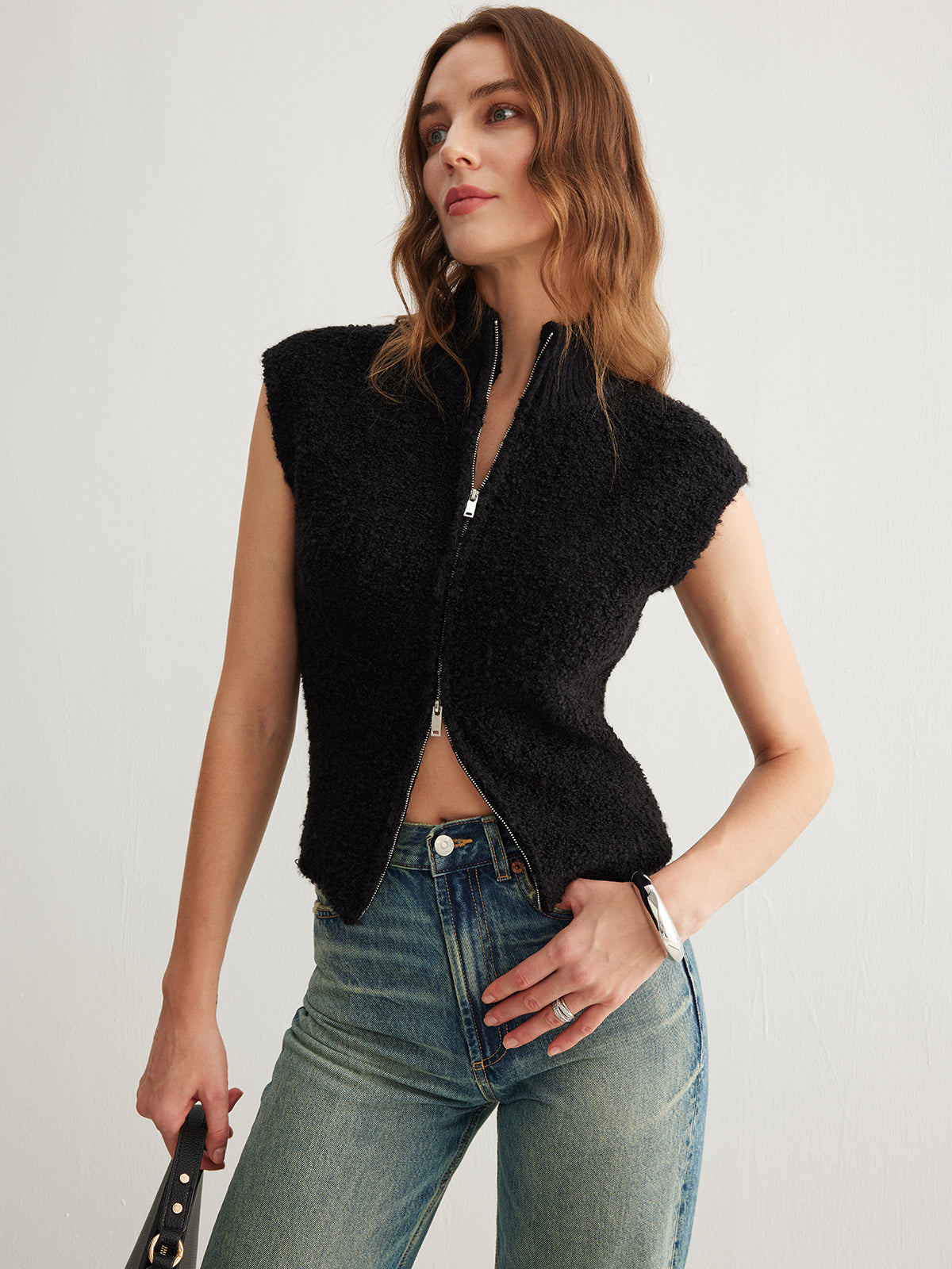 Eveloria Damen Teddy Pulswärmer Klassisch Weich