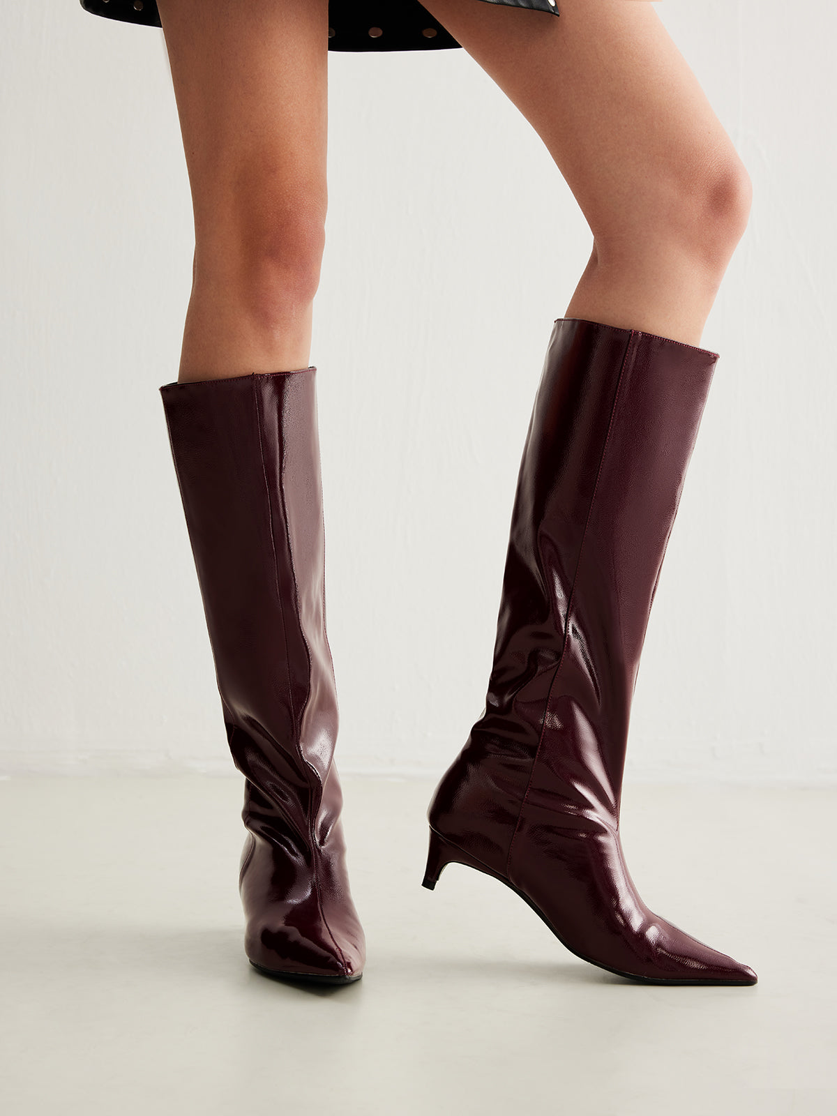 Renate Damen Kniehohe Stiefel Bequem