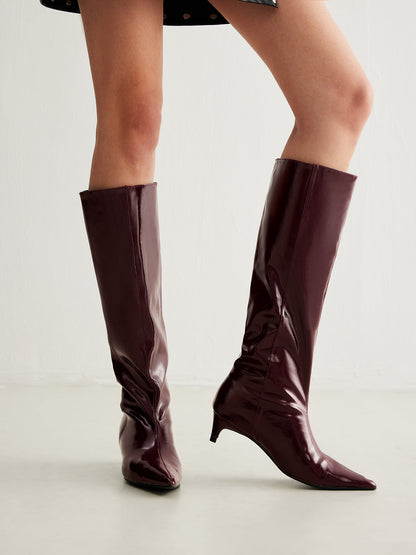 Renate Damen Kniehohe Stiefel Bequem