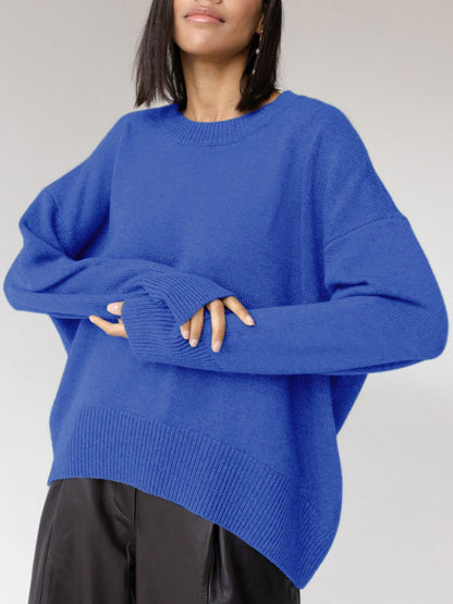 Damen Oversized Winterpullover