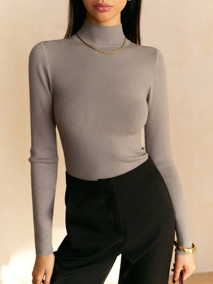 Damen Winterpullover Schlank Geschnitten