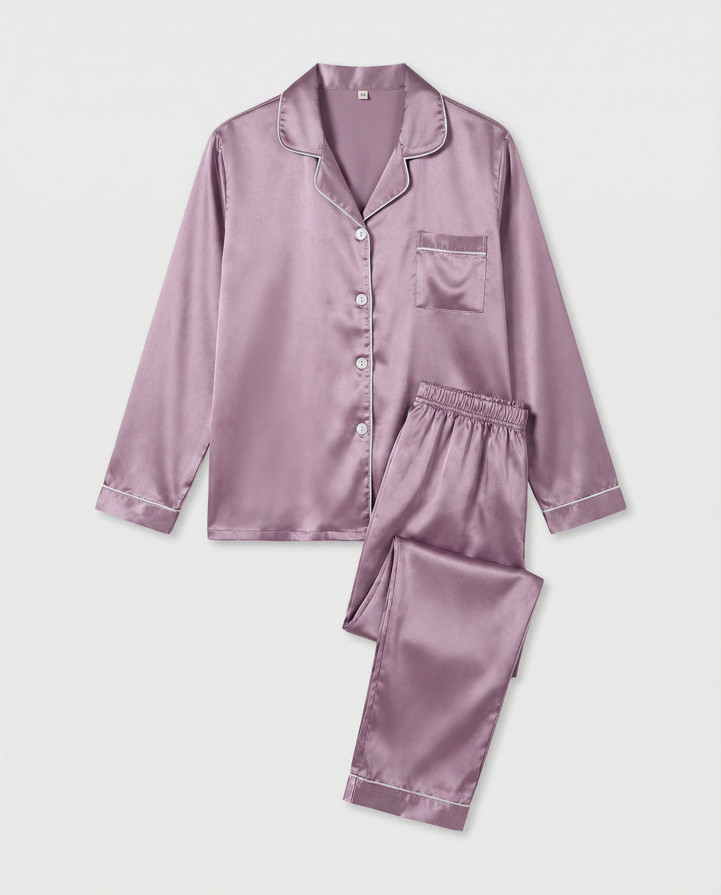 Damen Satin Pyjama Set Elegant