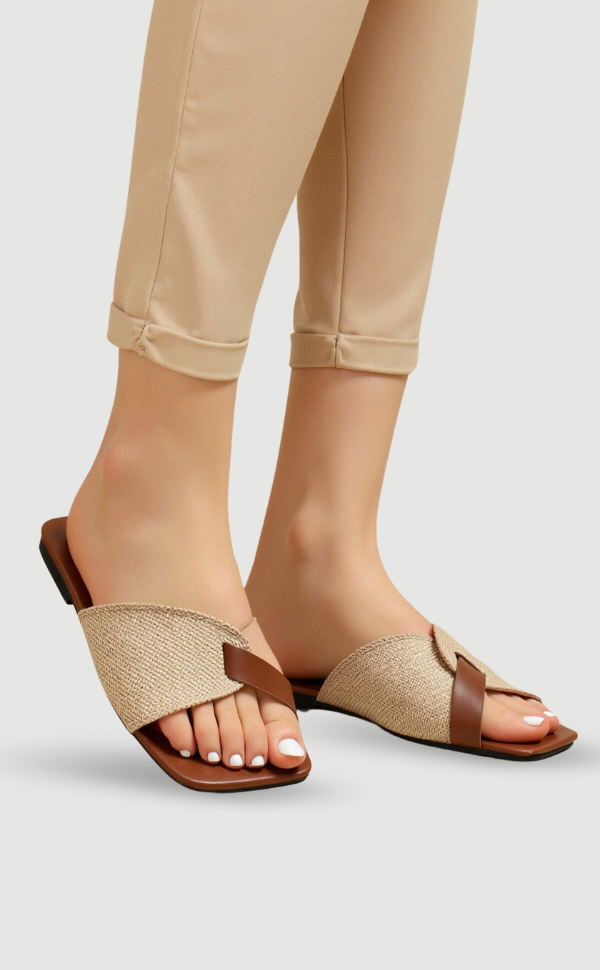 Yara Damen Sandalen Leder Beige