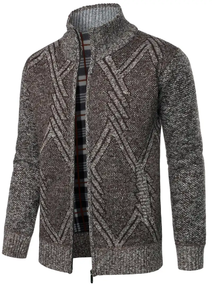 Eveloria Herren Strickjacke Gestrickt