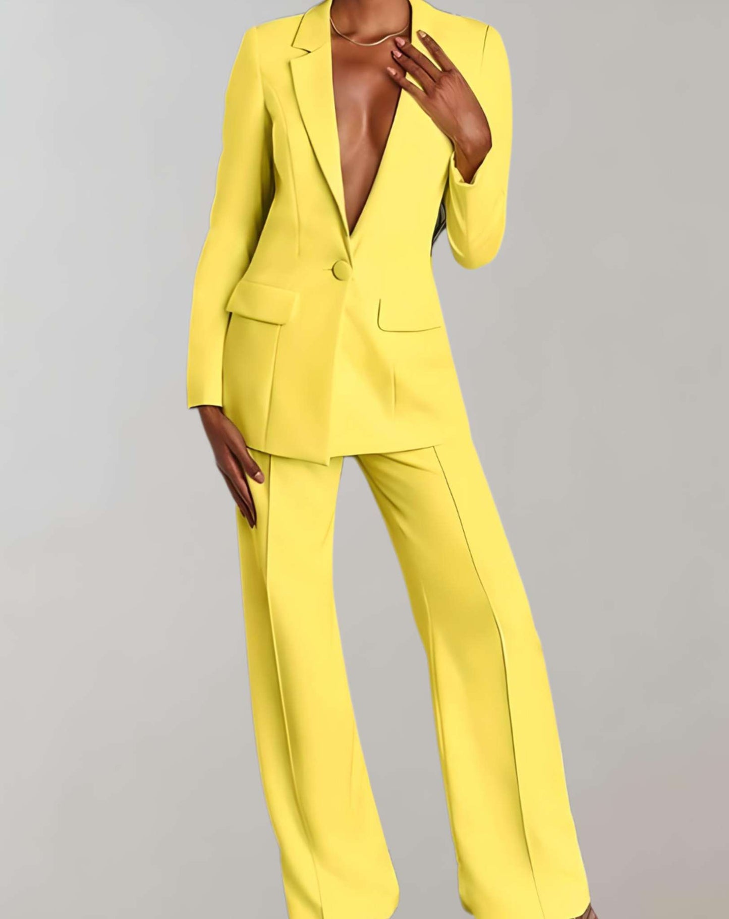 Damen Business-Jackett 2-teiliges Set - Eveloria