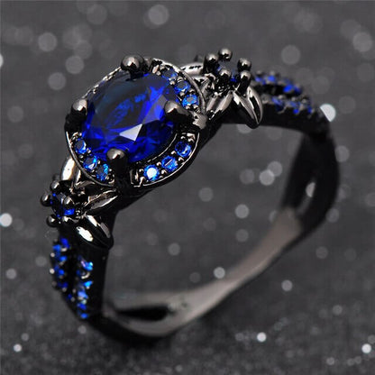 Damen Ring Zirkonia Edelsteine Silber
