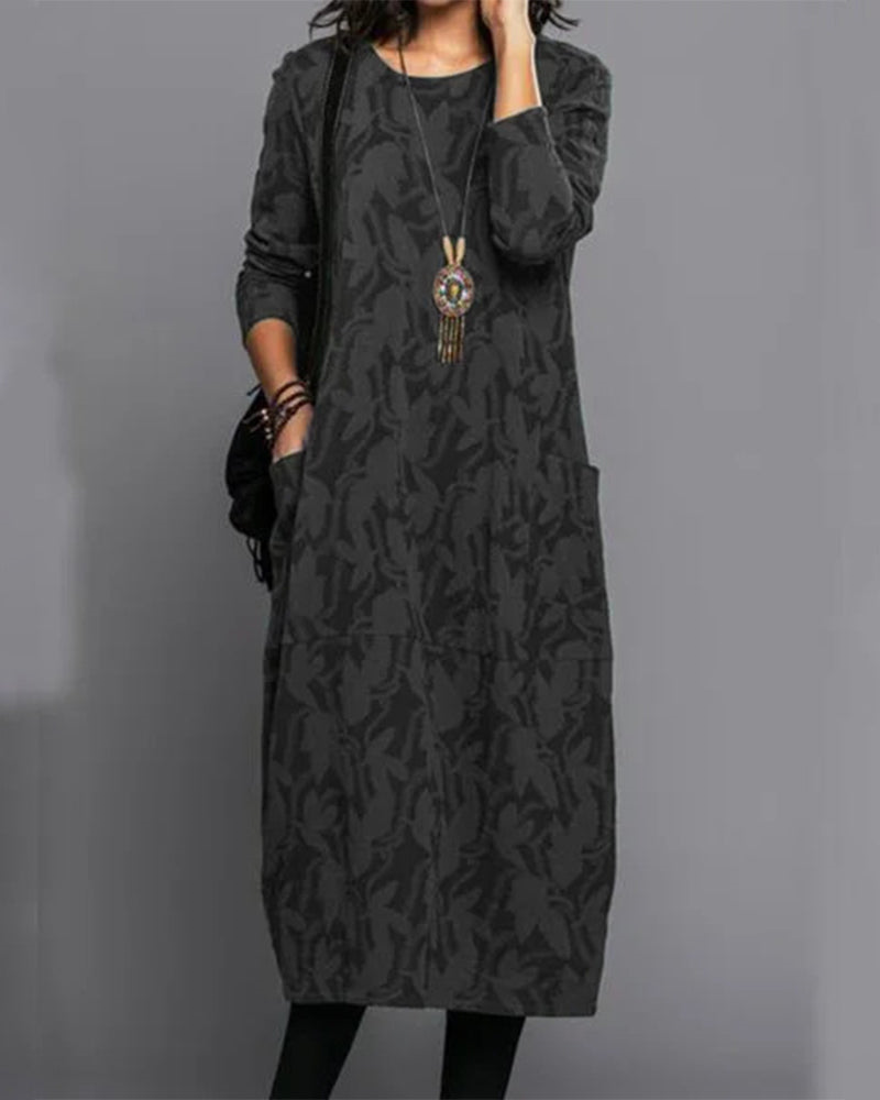 Damen Elegantes Midi-Kleid