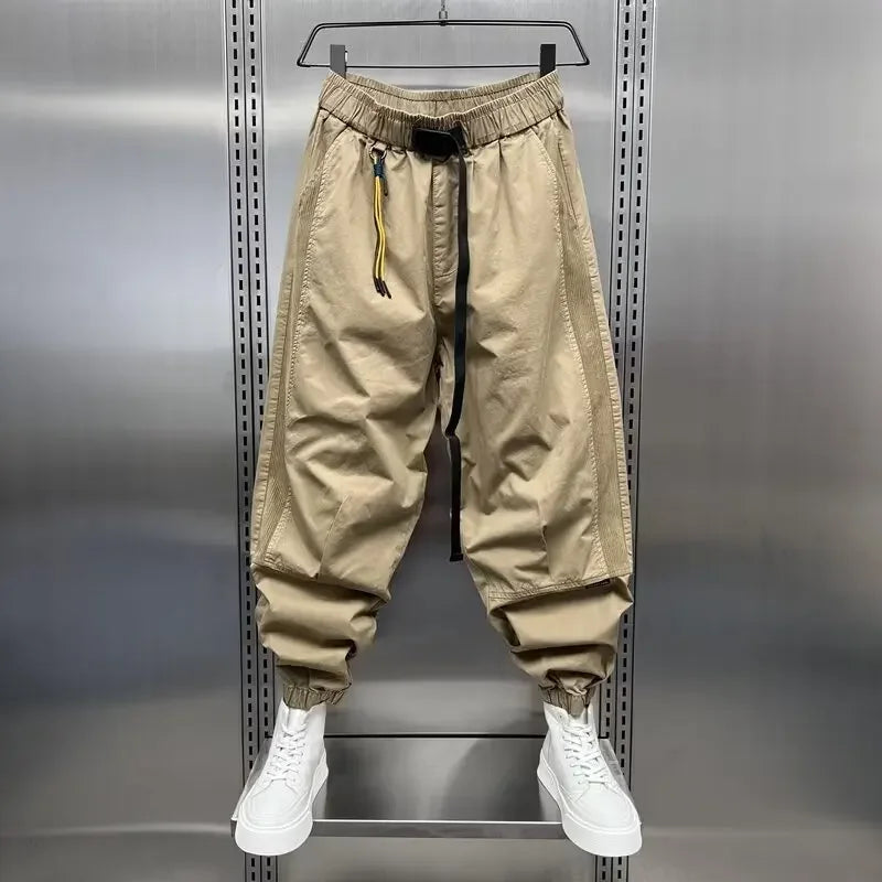 Baggy Pants - Elastic Waist Loose Fit Track Pants für Männer-Chaps Herrenmode