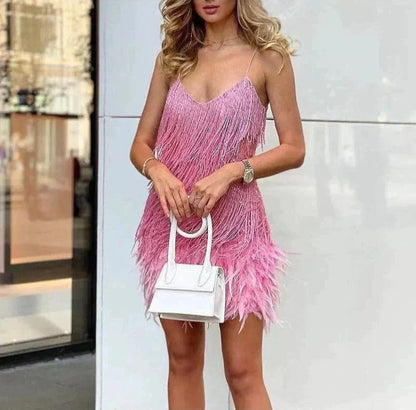 Damen Mini Partykleid