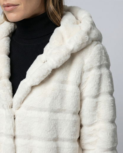 Damen Fleece Winterjacke Elegantes Design