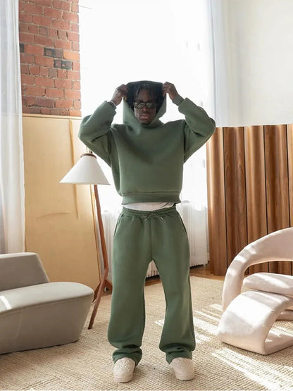 Eveloria Herren Oversized Trainingsanzug Set