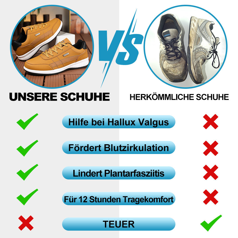 Herren Ergonomische Sneaker Bequem