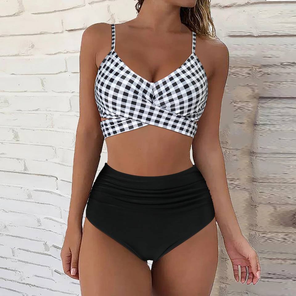 Eveloria Damen Hochtaillibikini Set