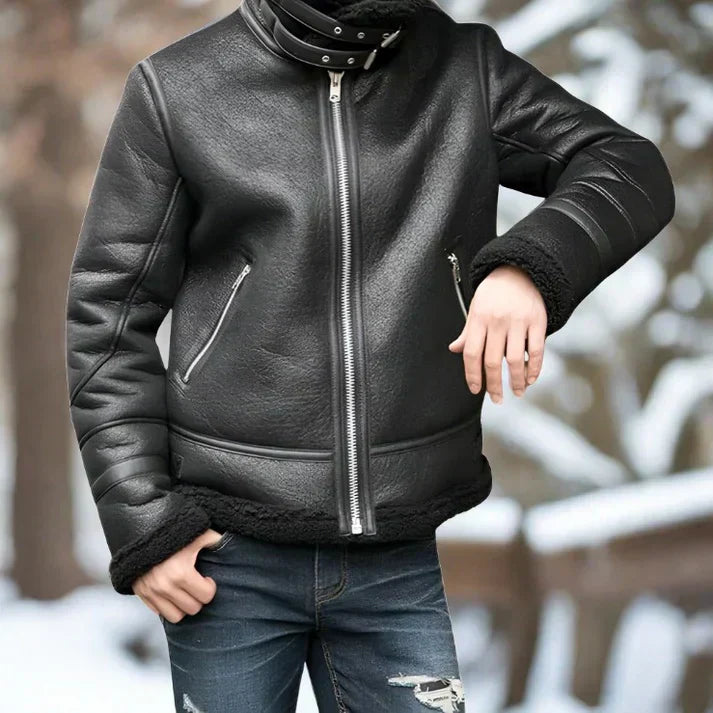 Eveloria Herren Winterjacke Gefüttert