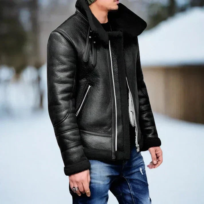 Eveloria Herren Winterjacke Gefüttert