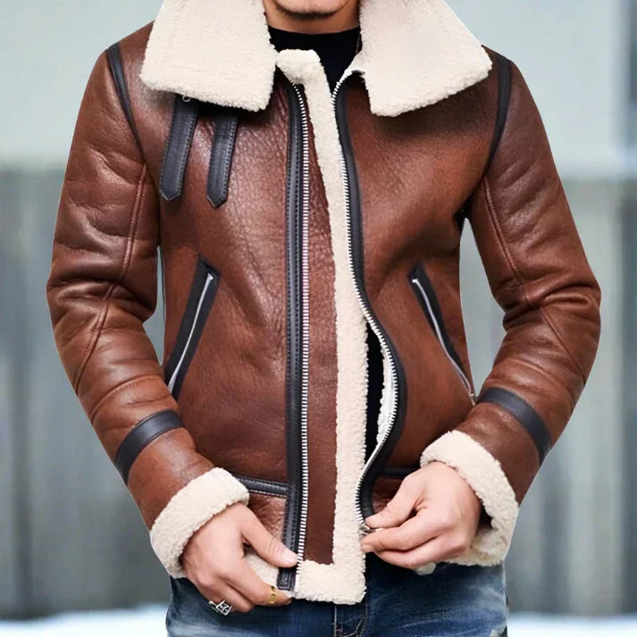 Eveloria Herren Winterjacke Gefüttert