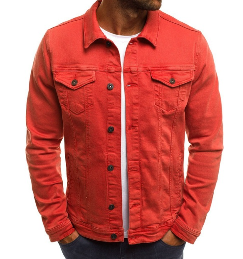 Eveloria Damen Jeansjacke Bequem