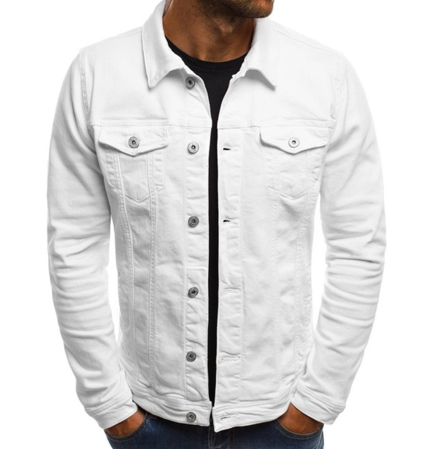 Eveloria Damen Jeansjacke Bequem