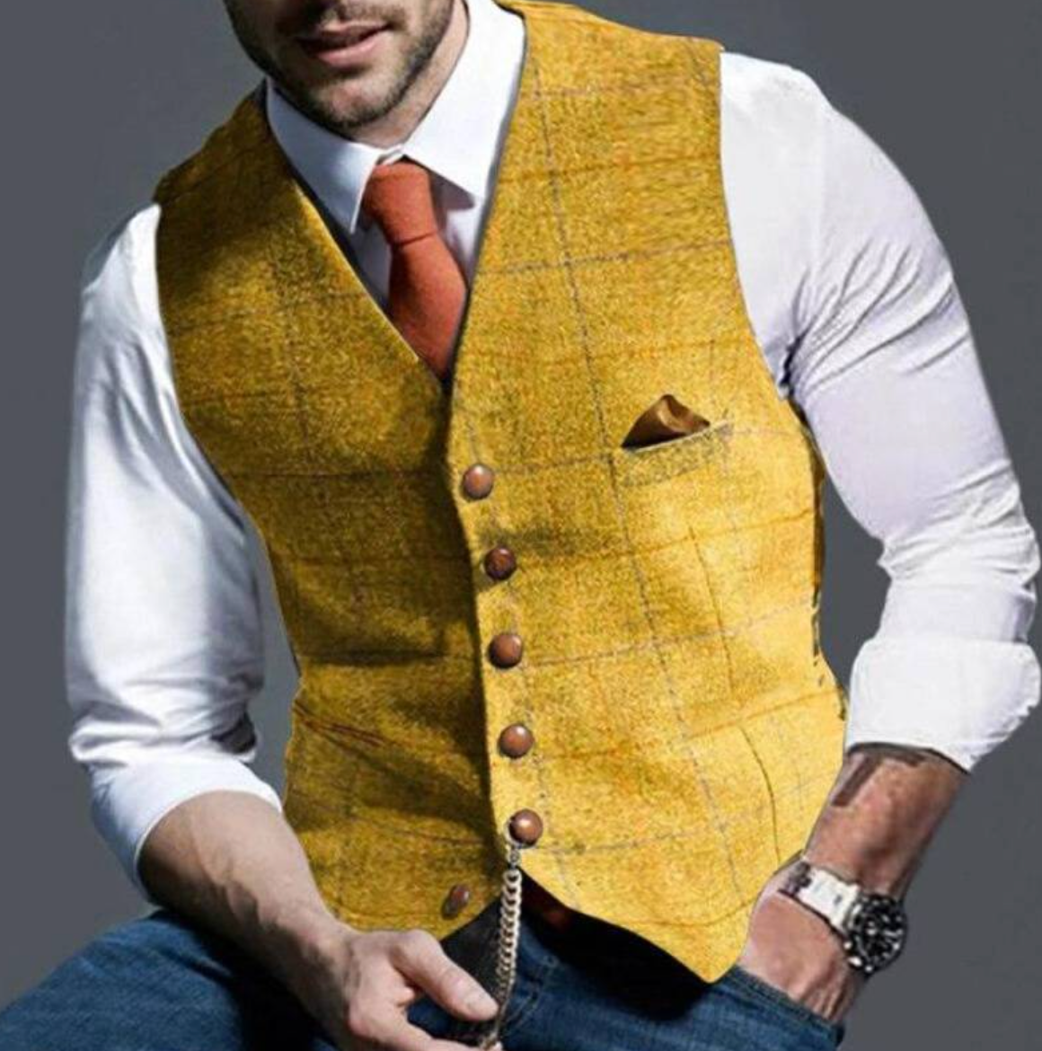Eveloria Herren Weste Elegantes Design
