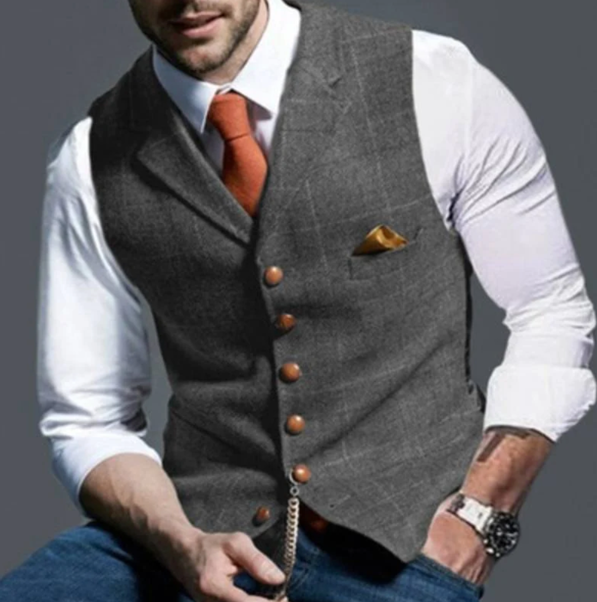 Eveloria Herren Weste Elegantes Design