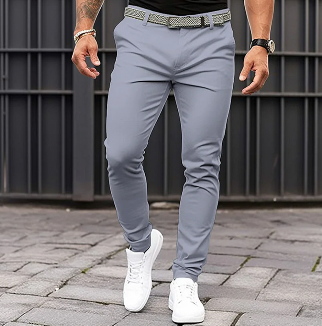 Herren Anzughose Leichter Sommer Stoff