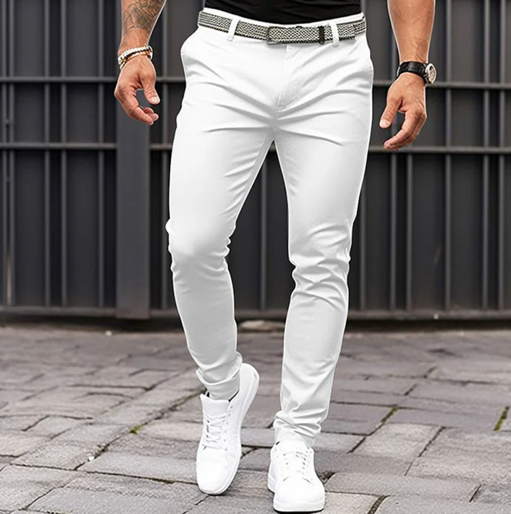 Herren Anzughose Leichter Sommer Stoff
