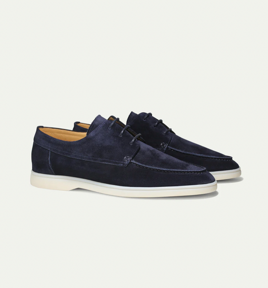 Eveloria Herrenschuhe Leder Bequem Schwarz - Eveloria