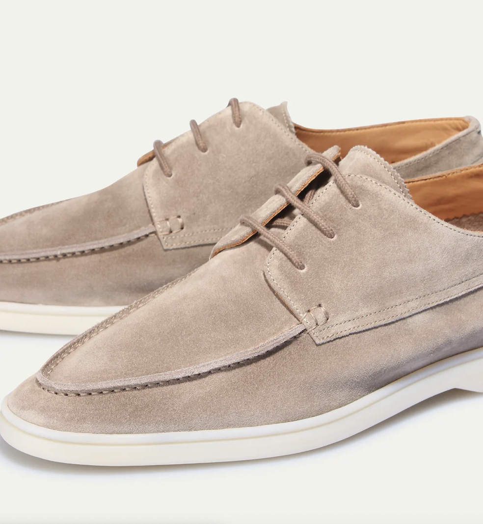 Herren Lässige Schuhe aus Leder mit Schnürverschluss
