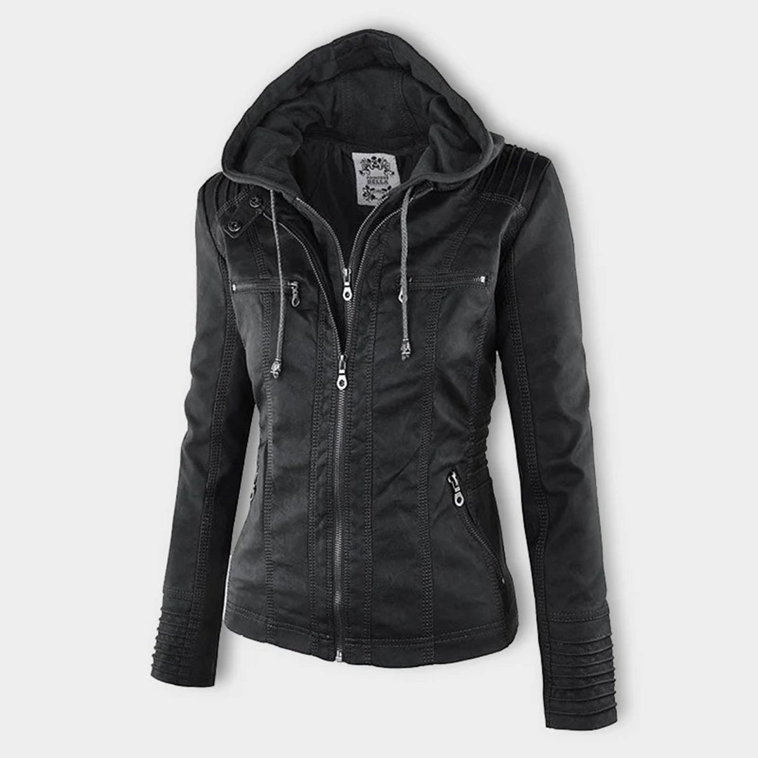 Damen Winterjacke Kapuzenjacke Kurz
