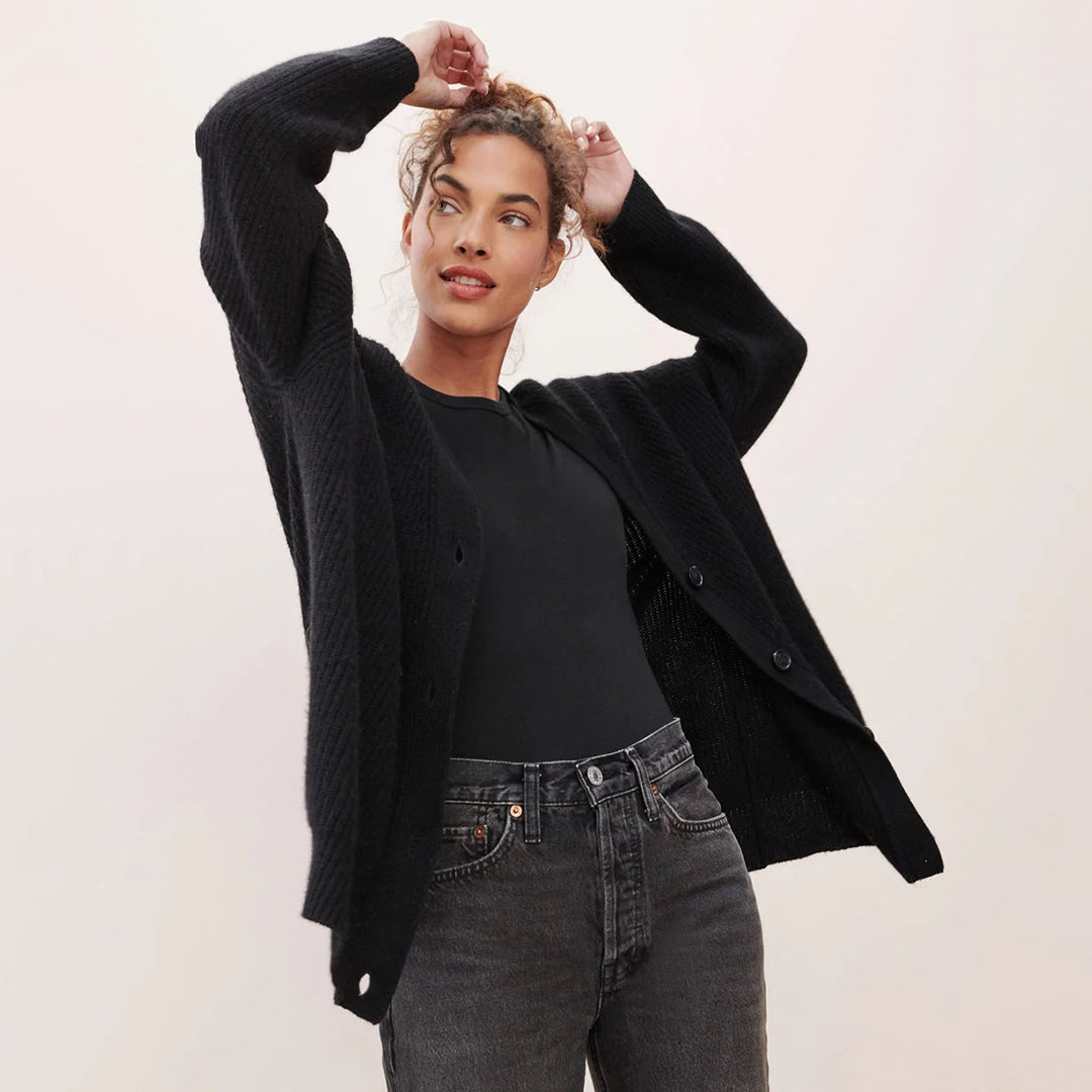 Eveloria Damen Übergröße Cardigan - Eveloria