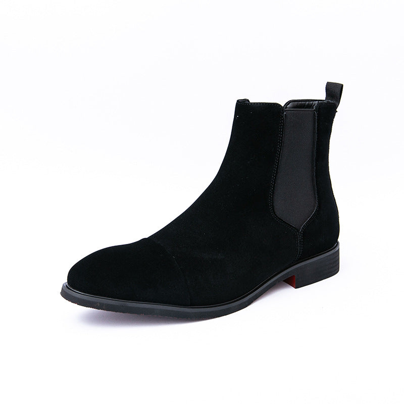 Herren Chelsea Stiefel Cap Toe Elastisch