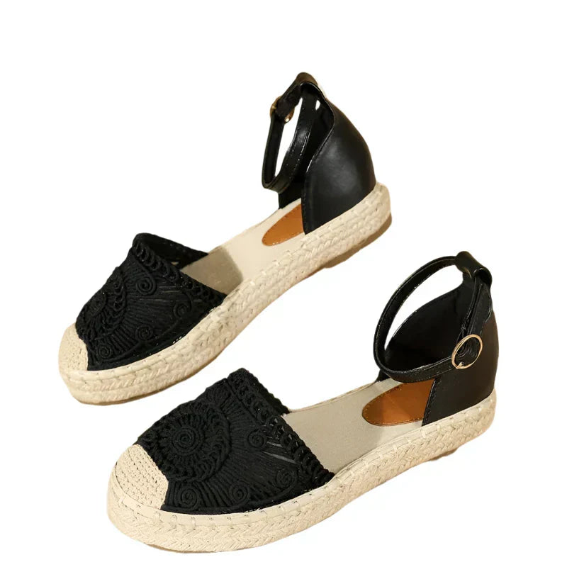Damen Sommer Sandalen Boho Knöchelriemen