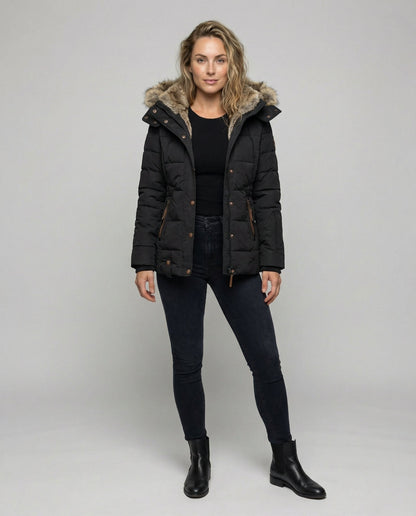 Damen Wasserdichte Winterjacke Warm
