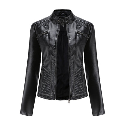 Damen Modische Jacke Gesteppte Schulterpartie - Eveloria
