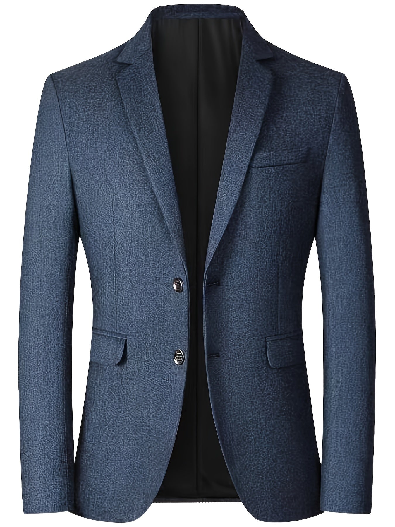 Herren Blazer Einreihig Smart Casual Anthrazit - Eveloria