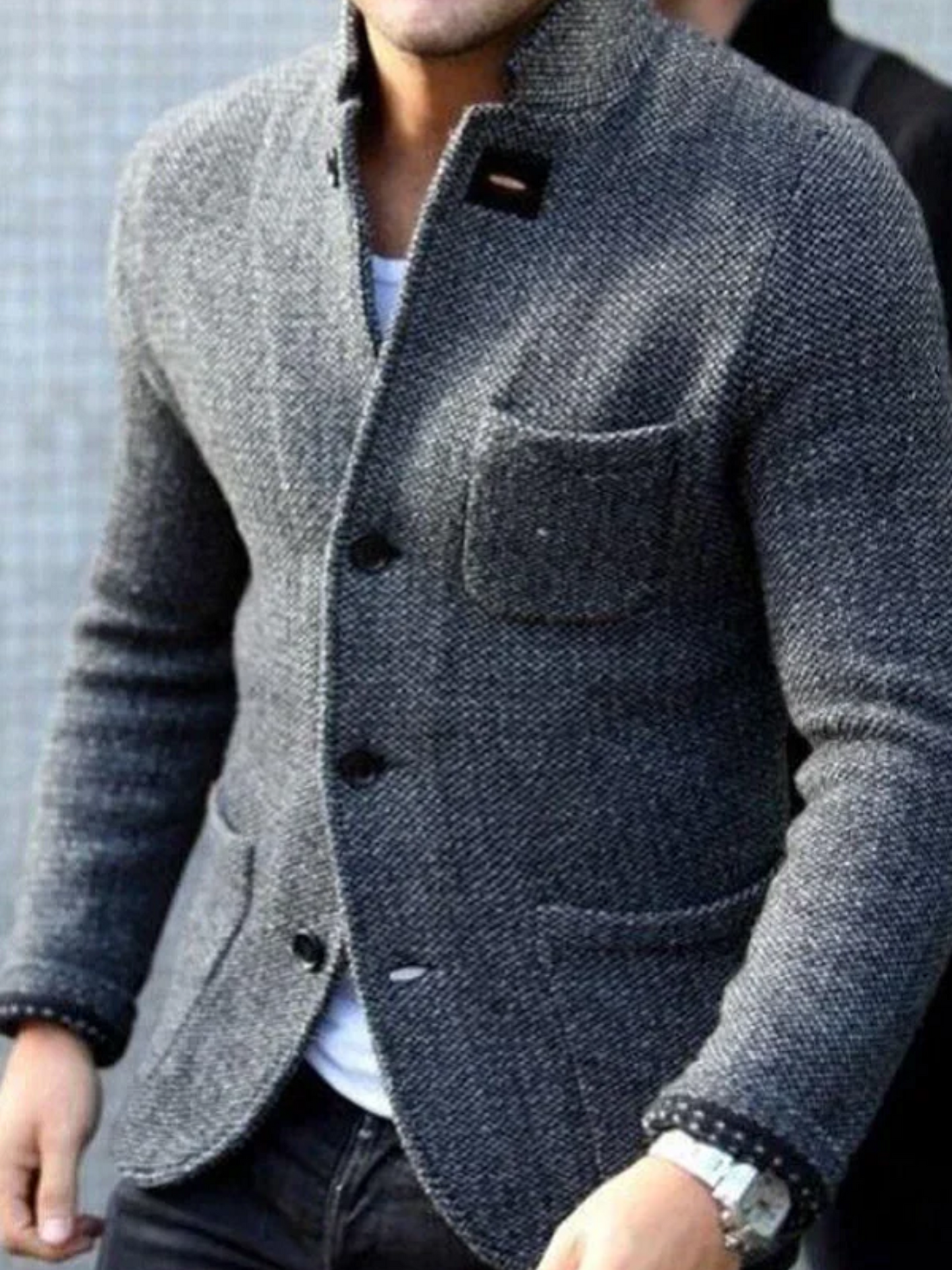 Herren Blazer Jacke Moderne Passform Lässig - Eveloria