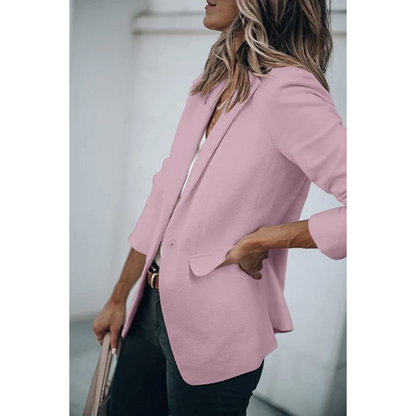 Damen Blazer Offener Schnitt Büro Freizeit