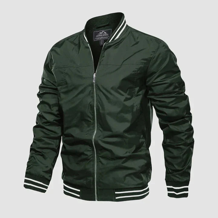 Männer Leichte Harrington Sommerjacke Reißverschluss Bomberjacke - Eveloria