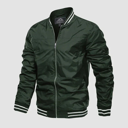 Männer Leichte Harrington Sommerjacke Reißverschluss Bomberjacke - Eveloria