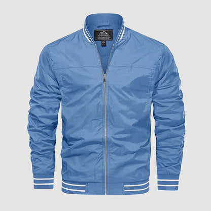 Bomberjacke - Leichte Harrington-Sommerjacke mit Reißverschluss für Männer-Chaps Herrenmode