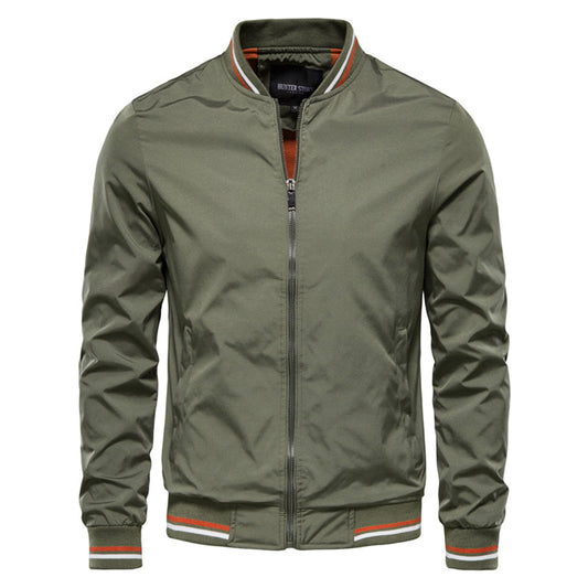 Männer Bomberjacke Winddicht Zip-Up Sommerjacke - Eveloria