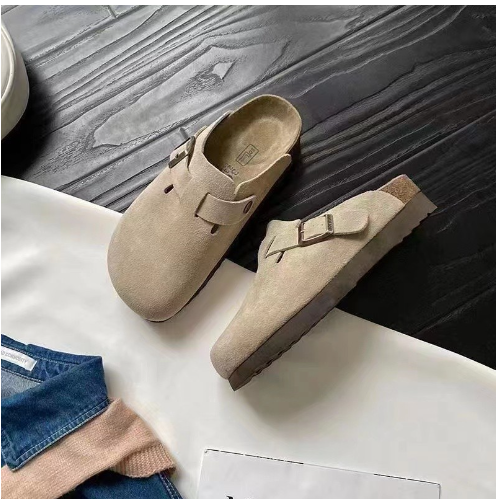 Herren Clogs Bequem Riemchen