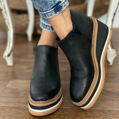 Damen Orthopädische Plattform Stiefeletten