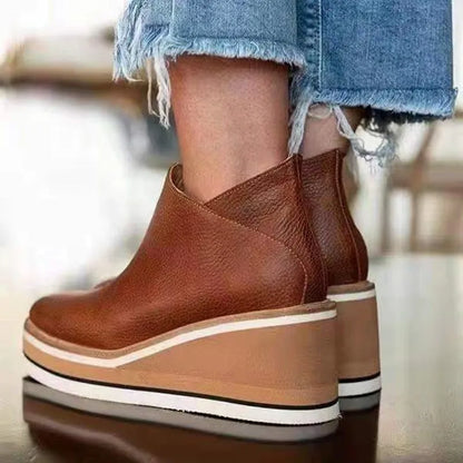 Damen Orthopädische Plattform Stiefeletten