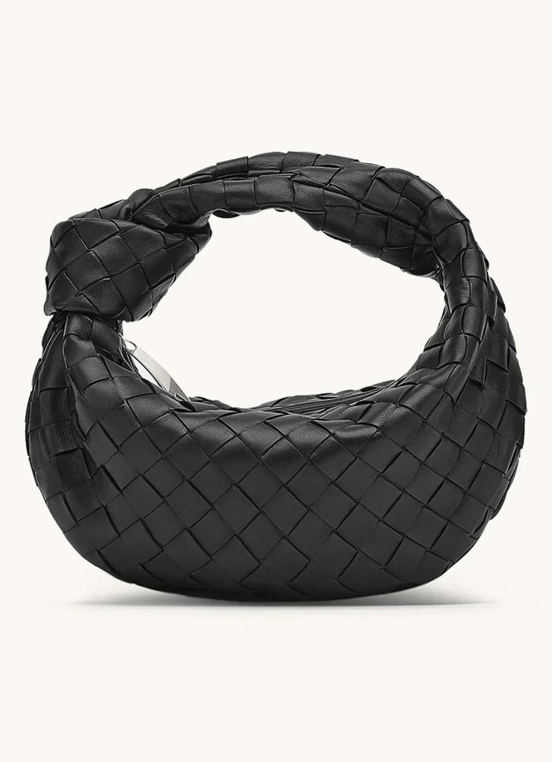 Damen Mini Hobo Handtasche Leder Lässig Braun