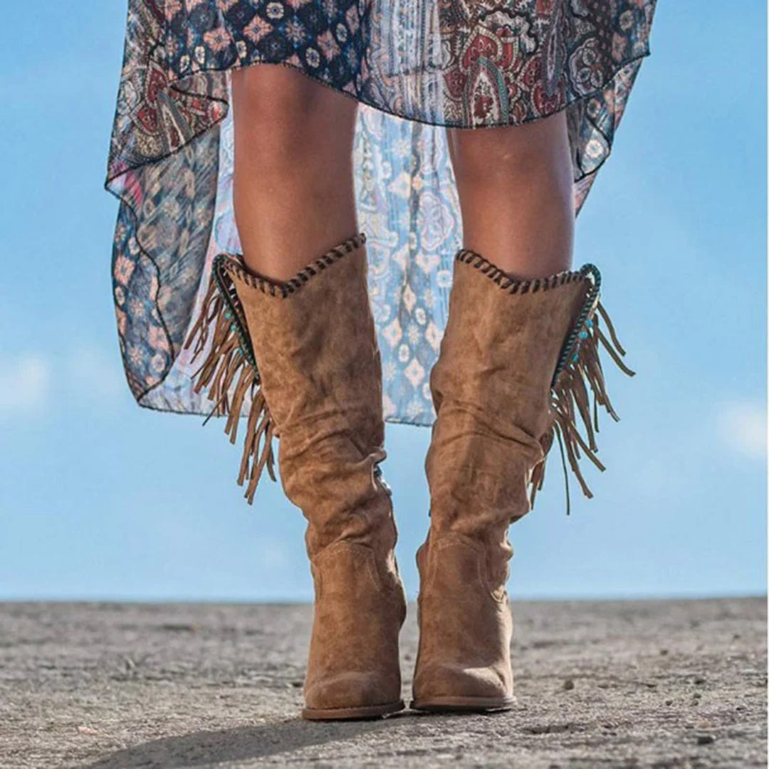 Eveloria Damen Westernstiefeletten - Eveloria