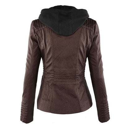 Damen Winterjacke Kapuzenjacke Kurz