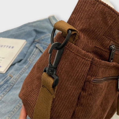 Damen Tote Tasche Alltag Leder Braun